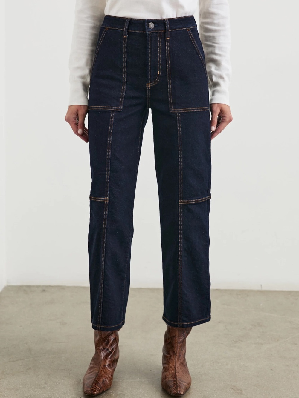 Rails Getty Crop Utility Wide Leg